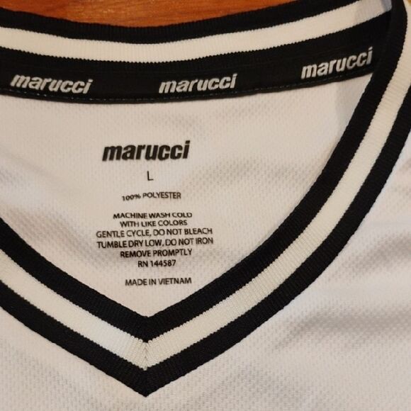 White Victus Sports Jersey with Number 20 - Picture 2 of 6